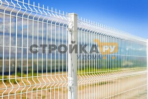 Ограждение 3D панель LIGHT, оцинкованный, ячейки 200х55 мм, 1.03х2.5 м  фото 2