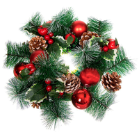 Подвеска Венок с украшениями, 30 см