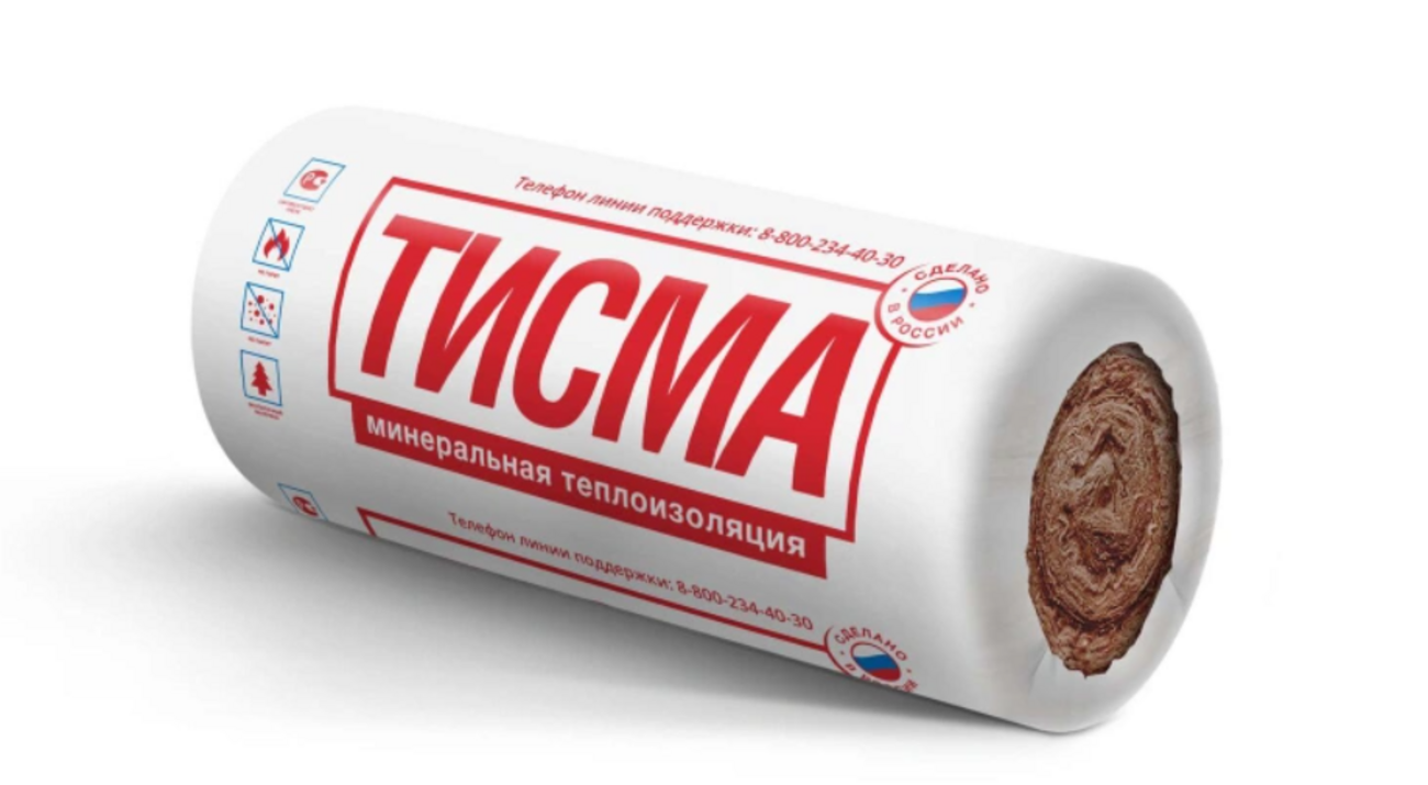Минвата Knauf ТИСМА TR043, рулон, 50x1200x8300 мм (20 м²; 1.0 м³ ...