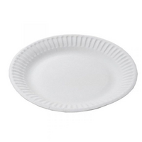 Тарелка картонная, белая, d-170 мм