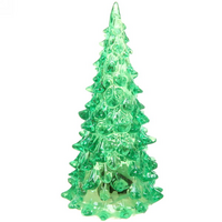 Сувенир с подсветкой «Сказочная елочка» 6х12.5 см, зеленый