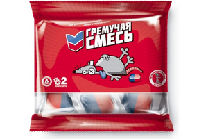 Тесто-брикет «Гремучая смесь» от мышей и крыс, 200 гр