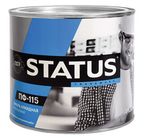Краска эмаль STATUS ПФ-115, шоколад, 0.8 кг