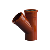 Тройник наружный ПП Политэк, 45°, 110x110 мм  