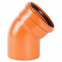 Отвод Plastek 110/45° (рыжий) BF