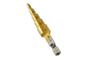 Сверло MosTek ступенчатое по металлу 4-12 мм (4/6/8/10/12) HSS (W2 TiN)