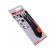 Нож Ritter Comfort с выдвижными лезвиями 18 мм (сталь SK2 Black) ABS пластик Soft-touch