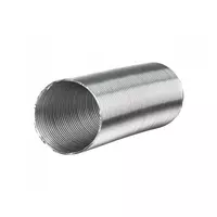 Воздуховод гофрированный алюминиевый d120, 3 м 