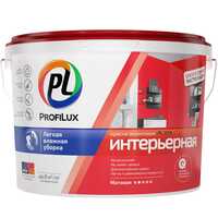 Краска ВД Профилюкс PL-07А акриловая, интерьерная, супербелая (1.4кг)