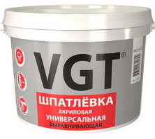 Шпатлевка акриловая ВГТ для наружных и внутренних работ, 3.6 кг