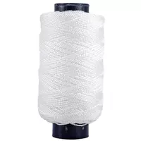 Нить капроновая на катушке 150 м, белая, усиленная 0.44 ктекс, 45 кгс