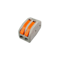 Клемма 1-2 SALE СМК 222-412 с рычагом 2х0.08-2.5 (4 мм²) 32А