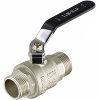 Кран шаровой 3/4'' нар/нар резьба, рукоятка