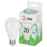 Лампа светодиодная ЭРА GREEN LINE LED ЛОН Е27 А60 20W(2000lm) 4000K 4K А60-25W-840-Е27 GL 61х150 мм