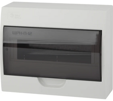 ЭРА SIMPLE бокс (корпус) пластик ЩРН-П-12 модулей, навесной, белый, IP41