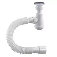 Сифон бутылочный для умывальника ОРИО М-32020 1 1/4x32, с гибкой трубой 40/50