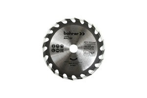 Диск пильный по дереву Bohrer Мастер 150х20х1.6 мм, 20Т зуба (быстрый рез)