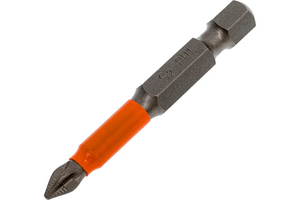 Бита Bohrer PH 1x50 мм Taiwan Type (сталь S2) намагниченные, с насечками 