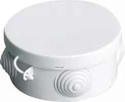 Коробка распределительная TDM 85х40 ОУ 4 входа с крышкой IP54