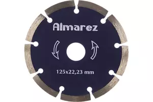 Диск алмазный отрезной 125х22.23 мм Almarez кирпич/блок