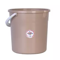 Ведро хозяйственное пищевое, морозостойкое, ударопрочное, капучино SparkPlast, 7 л