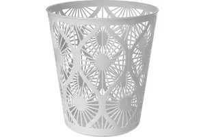 Корзина для мусора 10 л, d=25.6 см, h=28 см, светло-серый