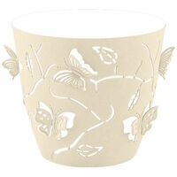 Горшок для цветов D=145 мм, круглый молочный, 1.4 л