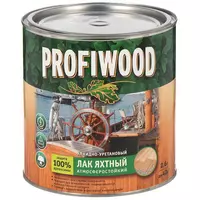 Лак яхтный PROFIWOOD алкидно-уретановый полуматовый 2.4 кг