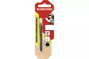 Сверло по керамической плитке 6 мм Hardcore ТРЕХгранный хвостовик