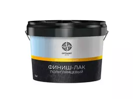 Лак-финиш Оптимист D702 полуглянцевый, акриловый, бесцветный, 3 кг