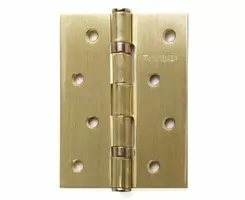 Петля дверная АЛЛЮР 2043 2BB-FHP SB, латунь, 101х76 мм