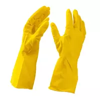 Перчатки хозяйственные, прочный латекс, L