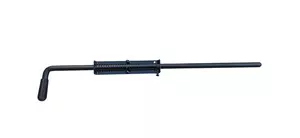 Засов дверной, с пружиной, пластиковая ручка, 600мм, 3Г-600, 13мм, Калуга