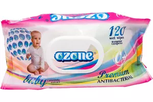 Салфетки влажные Озон Премиум Ромашка, с клапаном, 120 штук