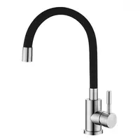 Смеситель для кухни MIXXUS SUS-011 REFL BLACK нержавеющая сталь 