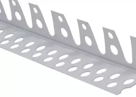 Угол ПВХ перфорированный, штукатурный, арочный, 2ммx2.5м