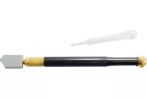 Стеклорез Pobedit 1-ролик с металлической ручкой 