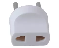 Сетевая вилка-переходник (адаптер) STEKKER 250V, 6A, белая