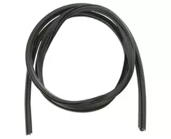 Уплотнитель для пластиковых окон, профилей (эластомер) 5 м, черный