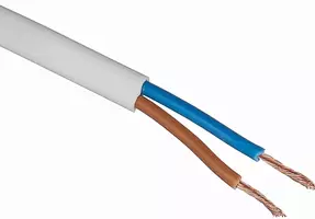 Провод ШВВП 2х0.75 (бухта 20 м) белый с маркировкой длины