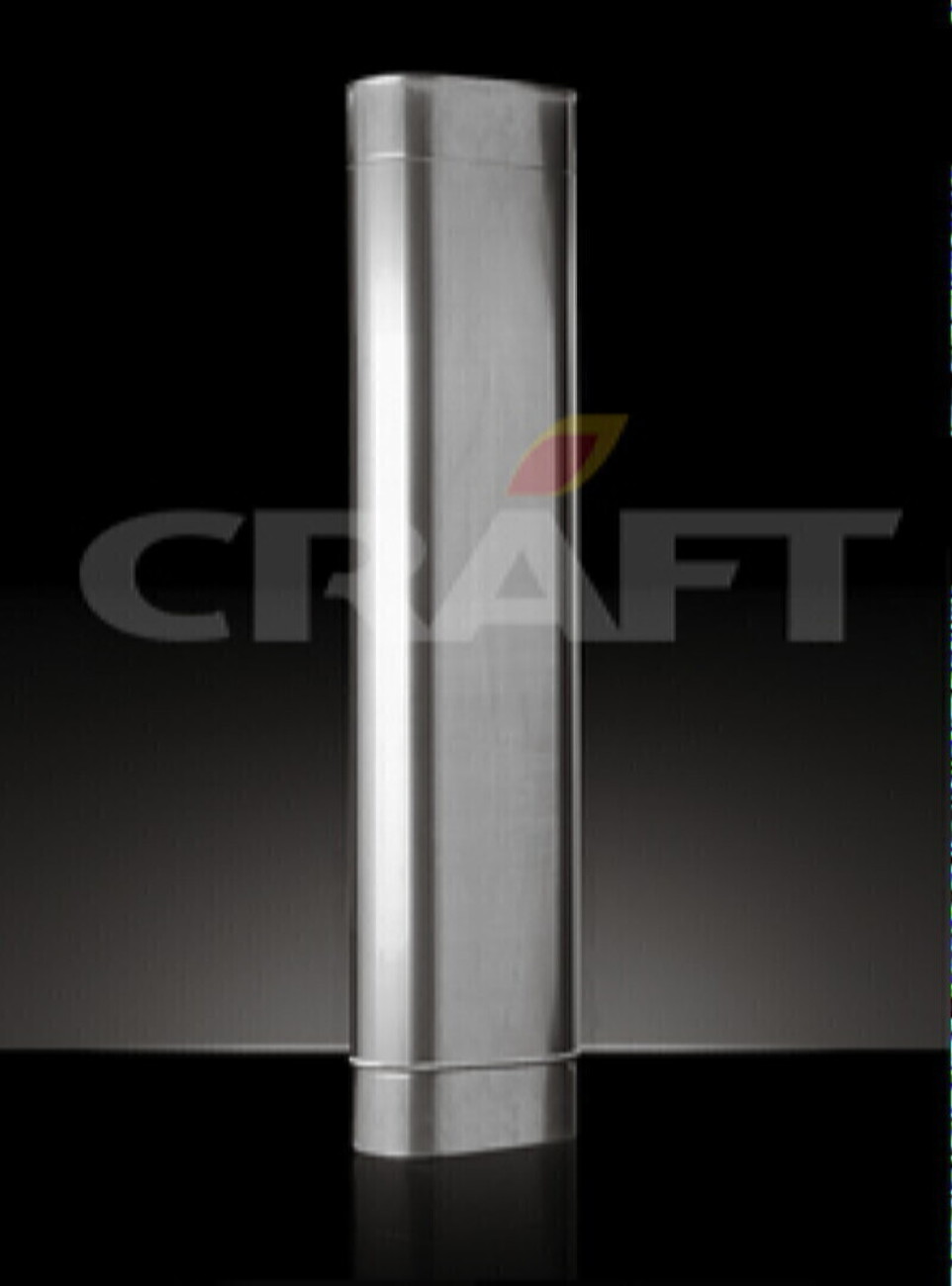 CRAFT Труба овальная 0,5 м Ф 100х200 (316/0,5 мм ,матовая)