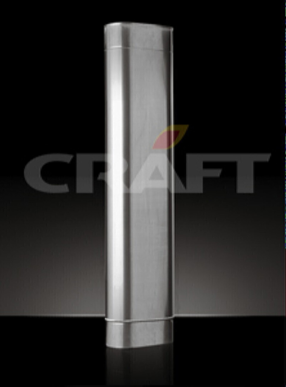 CRAFT Труба овальная 1,0 м Ф 120х240 (316/0,5 мм ,матовая)