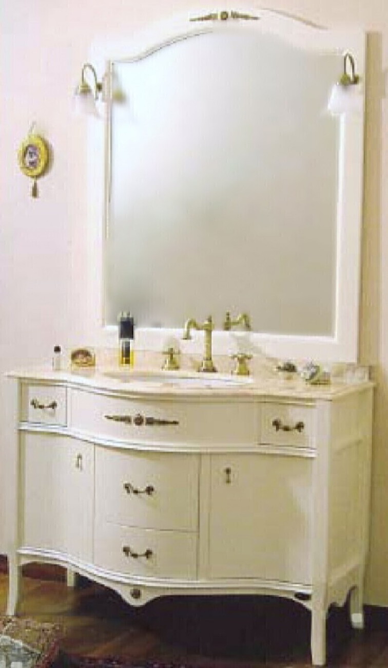 Migliore BARCELLONA Мебель для ванной Тумба, светильник , зеркало, столешница, раковина L115