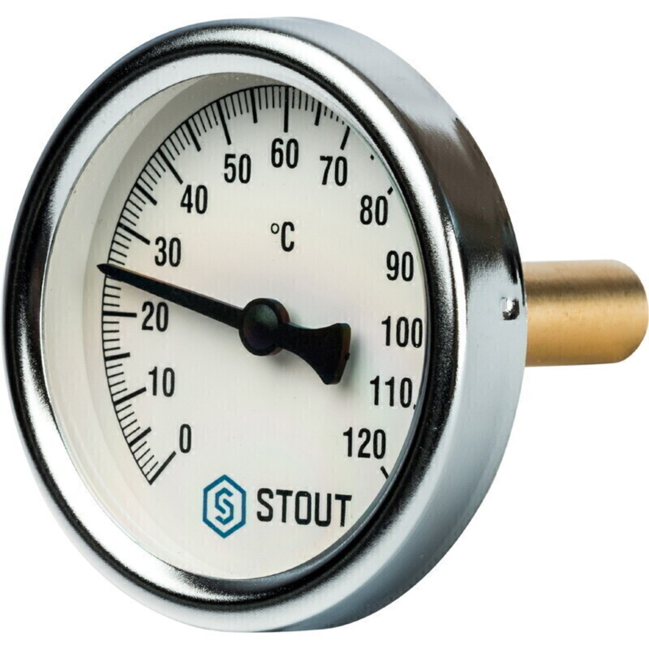 STOUT Термометр накладной с пружиной Dn 63