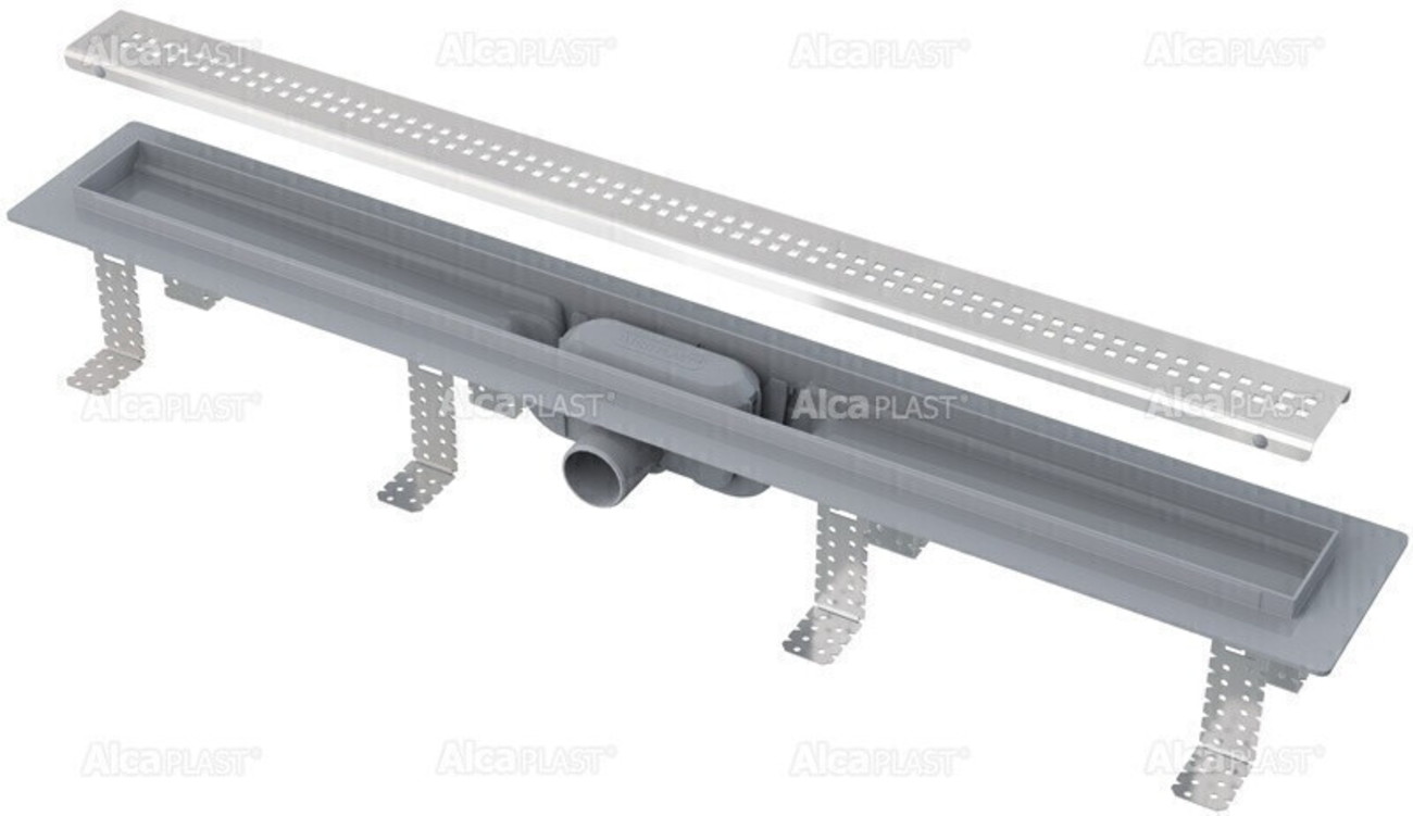Alcaplast Водоотводящий желоб APZ8 с решеткой 750мм (глубина 62мм)