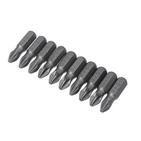 Бита Bohrer PH 2x50 мм Taiwan Type намагниченные, с насечками (10 шт в блистере)