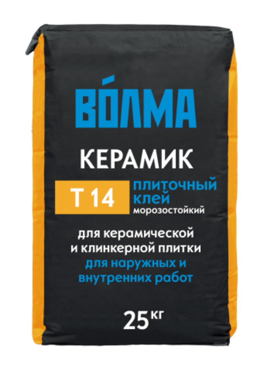Клей для плитки ВОЛМА - Керамик, 25 кг