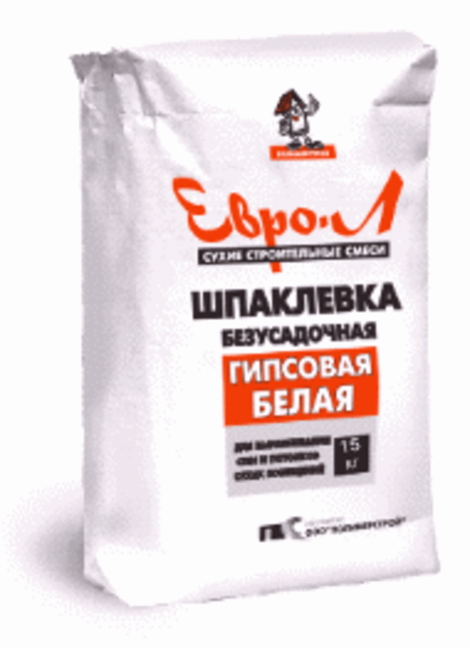 ЕВРО-Л Шпаклевка гипсовая, безусадочная, 15 кг купить в Белгороде ...