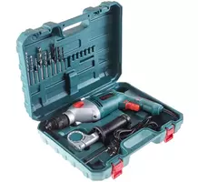 Дрель ударная Hammer Premium UDD 1100Вт 13 мм, 0-2800/0-1100 об\мин, 2 скорости, кейс  фото 2