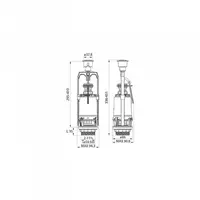 Арматура IDDIS нижний подвод, 1-х режимная кнопка (с круглой прокладкой 04) фото 2